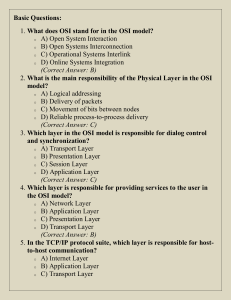 OSI Model & TCP/IP Questions: Networking Fundamentals