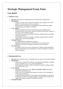 Strategic Management Exam Notes & Case Briefs