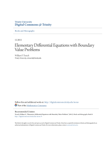 Elementary Differential Equations Textbook