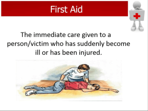 First Aid Essentials: CPR, Bleeding, Burns, Shock