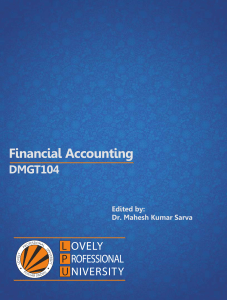 Financial Accounting Textbook: Principles & Statements