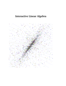 Interactive Linear Algebra Textbook