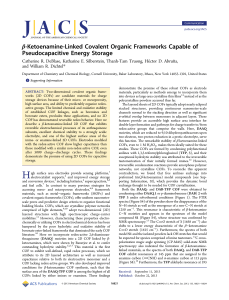 2D COFs for Energy Storage: β-Ketoenamine Linkage