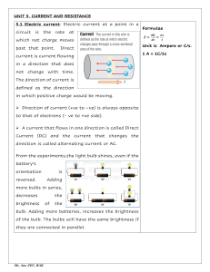 Current and Resistance Physics Problems