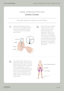 SUBQ Injection Guide: Safe Peptide & HCG Administration