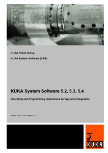 KUKA Robot Programming & Operation Guide (KSS 5.2-5.4)