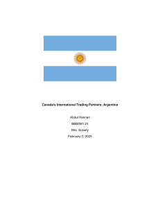 Canada-Argentina Trade: Economic Analysis & Relations