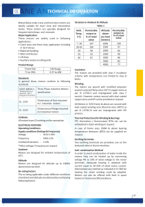 Crane & Hoist Duty Motor Specs | Bharat Bijlee