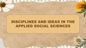 Counseling Principles in Applied Social Sciences