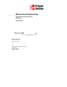 Shigley's Mechanical Engineering Design, 8th Ed.