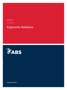 Ergonomic Notations Guide - ABS Standards