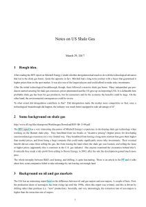 US Shale Gas: Deregulation, Technology, and Market Dynamics