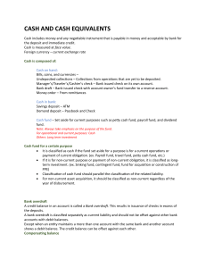 Cash and Cash Equivalents: Accounting Study Guide