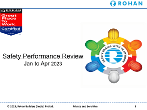 Safety Performance Review: Rohan Builders Jan-Apr 2023