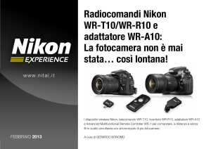 Nikon WR-T10/WR-R10: Guida al radiocomando wireless