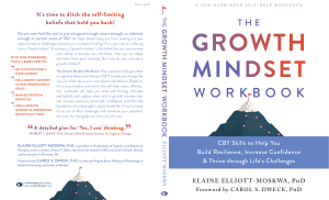 Growth Mindset Workbook: CBT Skills for Resilience & Confidence