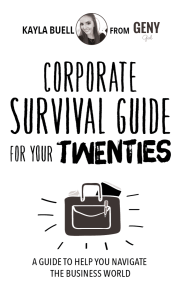 Corporate Survival Guide for Your Twenties