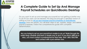 QuickBooks Payroll Setup: A Complete Guide