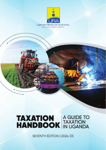 Uganda Taxation Handbook: A Guide to Taxation