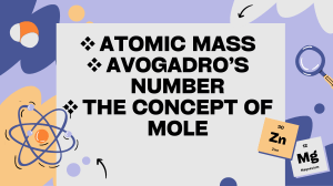 Avogadro's Law & Mole Conversions Chemistry Presentation