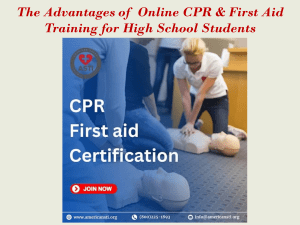 Online CPR & First Aid for High School Students