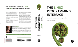 The Linux Programming Interface-Michael Kerrisk