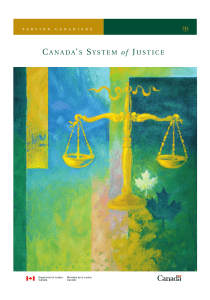 Canada's Justice System: An Overview