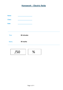 Electric Fields Homework: Practice Problems & Solutions
