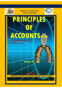 Principles of Accounts Study Text for GCE 'O' Level