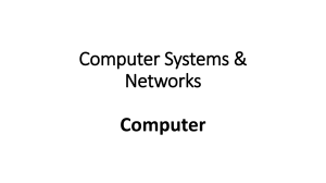 Fault Tolerance in Computer Systems & Networks