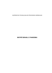 Bistrô Brasil e Pandemia: Gestão e Adaptação