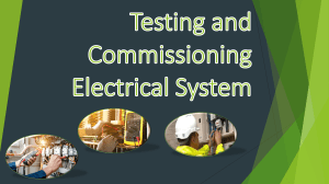 Electrical System Testing & Commissioning