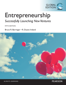 Entrepreneurship: Launching New Ventures Textbook