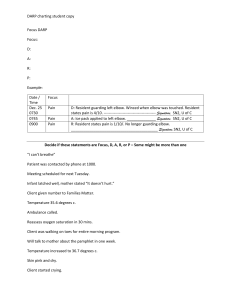 DARP Charting Student Example | Healthcare Documentation