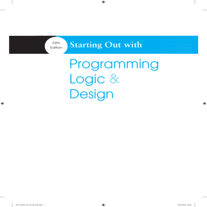 Programming Logic & Design Textbook, 5th Edition