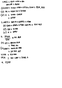 Inventory Valuation Worksheet: Accounting Principles