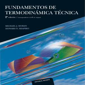 Fundamentos de Termodinámica Técnica: Libro de Texto