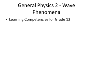 Wave Phenomena: Physics 2 Presentation