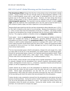 Global Warming Lab: CO2 & Temperature Analysis