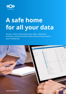 Nextcloud: Secure Data Storage & Collaboration Platform