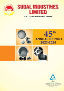 Sudal Industries 45th Annual Report 2023-2024