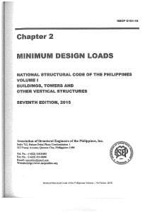 NSCP Minimum Design Loads: Philippines Structural Code