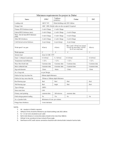 UAE Construction Project Minimum Requirements