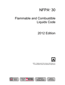 NFPA 30: Flammable and Combustible Liquids Code (2012)