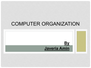 Computer Organization: Assembly Language Fundamentals