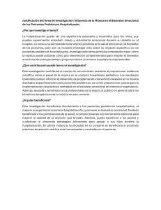 Música y Bienestar Emocional en Niños Hospitalizados