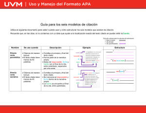 Guía APA: 6 Modelos de Citación | UNITEC & UVM