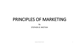 Principles of Marketing Presentation