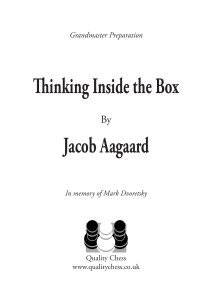 Thinking Inside the Box: Chess Grandmaster Preparation