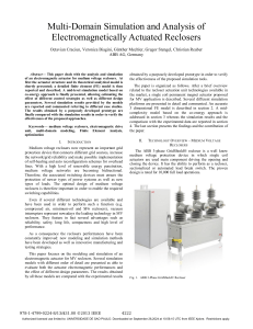 Electromagnetic Recloser Simulation & Analysis